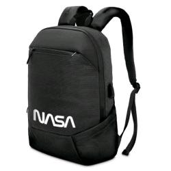 Atlantis Land NS-KLB200311-A zaino per notebook da 15.6" tasche esterne fondo imbottito porta USB nero