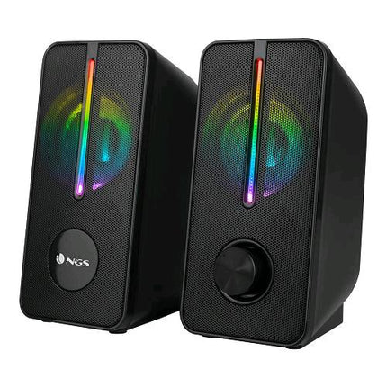 NGS GSX-150 ALTOPARLANTI PER PC 12W ILLUMINAZIONE LED RGB CONNESSIONE USB BLACK
