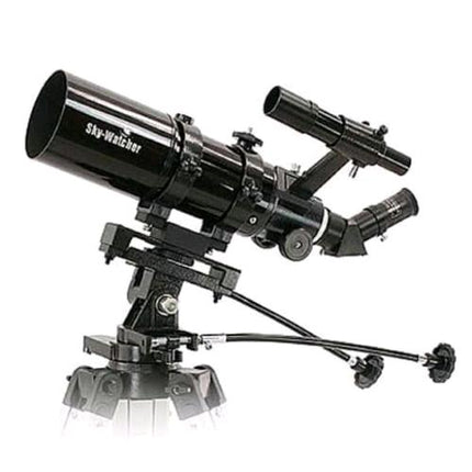 SKY WATCHER STARTRAVEL 80 AZ3 TELESCOPIO OBBIETTIVO 80 mm FOCALE 400 mm TREPPIEDE INCLUSO NERO