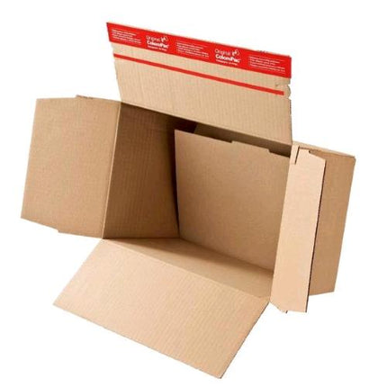 COLOMPAC SCATOLA AUTOMONTANTE IN CARTONE ONDULATO 305X228X70 mm AVANA CONF 10 Pz.