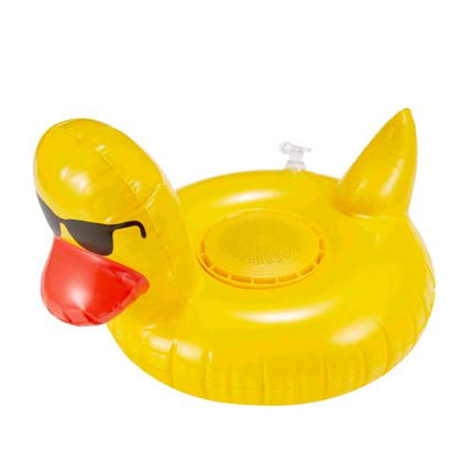 CELLY POOL DUCK GONGIABILE CON DIFFUSORE BLUETOOTH 3W GIALLO
