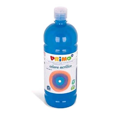 PRIMO TEMPERA ACRILICA FLACONE DA 1000 ML CIANO