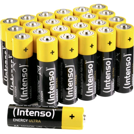INTENSO ENERGY ULTRA BATTERIE ALKALINE STILO AA LR62 CONF 24 Pz. IN BOX