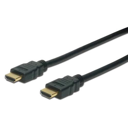 DIGITUS CAVO HDMI 4K 3D CON ETHERNET CONNETTORI DORATI TRIPLA SCHERMATURA 1 MT NERO
