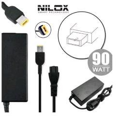 Nilox NLX90W-IM09D alimentatore 90W per notebook ibm lenovo 20V 4.5A connettore yellow square tip black