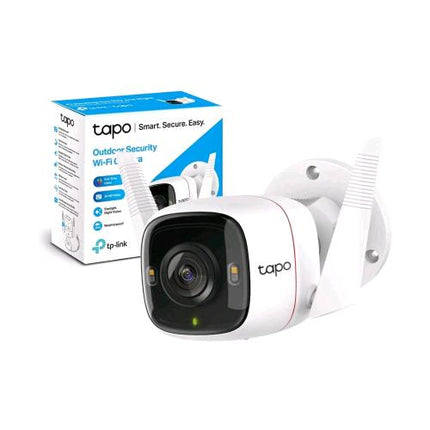 TP-LINK TAPO C320WS TELECAMERA DI SORVEGLIANZA IP WIRELESS QHD MICROSD VISIONE NOTTURNA A FULL-COLOR E STARLIGHT IMPERMEABILE IP66 COMPATIBILE CON ALEXA WHITE
