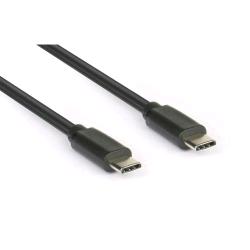 Hamlet cavo dati e alimentazione da USB-C A USB-C maschio/maschio PD 65W 1 mt nero