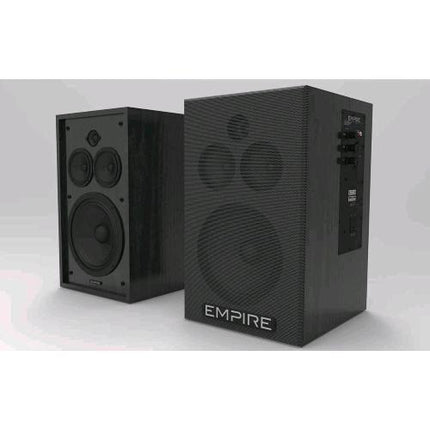 EMPIRE HS.290 SISTEMA AUDIO 2 VIE 145+145 WATT RMS CONTINUI WOOFER 8" BASS REFLEX INGRESSO XLR STEREO-RCA NERO