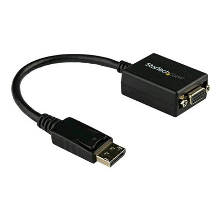 STARTECH ADATTATORE DA DISPLAYPORT MASCHIO A VGA FEMMINA CAVO 28cm NERO