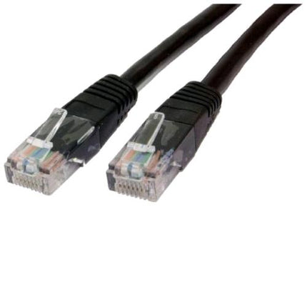 DIGITUS CAVO DI RETE UTP CAT 5E 2 X M RJ-45 NON SCHERMATO 3 MT NERO