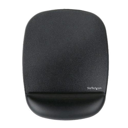 STARTECH TAPPETINO MOUSE ERGONOMICOCON POGGIAPOLSO MOUSE PAD IN GEL CON BASE ANTISCIVOLO IN PU BLACK