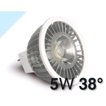 HAMLET XLD535C20 FARETTO LED MR16 5W LUCE FREDDA 38∞ FLUSSO LUMINOSO 200 LUMEN