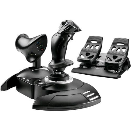 THRUSTMASTER T.FLIGHT FULL KIT X: COMPLETO KIT PER SIMULAZIONI DI VOLO JOYSTICK E MANETTA RIMUOVIBILE TIMONE A PEDALI CON SCORRIMENTO SU BINARI COMPATIBILE CON XBOX SERIES X|S XBOX ONE E PC