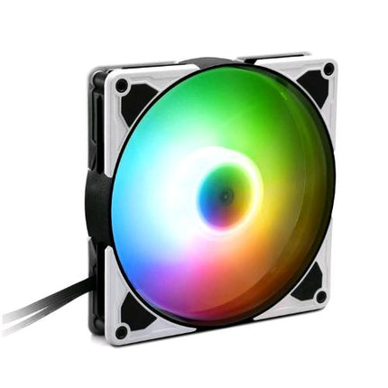 SHARKOON SILENTSTORM VENTOLA 140 PWM RGB CON CUSCINETTI ANTIVIBRAZIONE BIANCO NERO