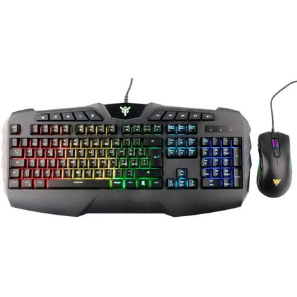 ITEK KIT TASTIERA + MOUSE T20 MEMBRANA RGB MULTIMEDIALE SW USB