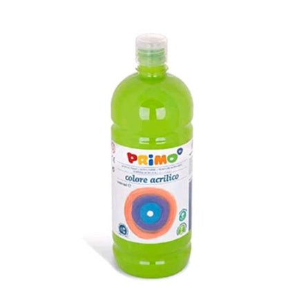 PRIMO TEMPERA ACRILICA FLACONE DA 1000 ML VERDE CHIARO