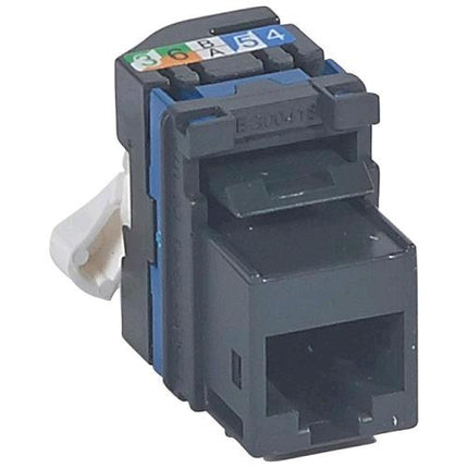 LEGRAND PRESA KEYSTONE TOOLLESS RJ45 CAT. 6 UTP NERO