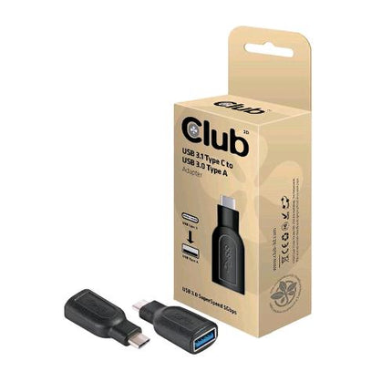CLUB3D CAA-1521 ADATTATORE USB-C 3.1 MASCHIO USB-A 3.1 FEMMINA 5 GBP/S BLACK