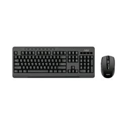 Adj KW312 kit tastiera e mouse ottico wireless 1.600 DPI 113 tasti layout italiano black
