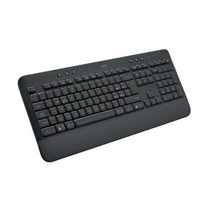 LOGITECH SIGNATURE K650 TASTIERA WIRELESS BLUETOOTH O RICEVITORE USB LOGI BOLT CON POGGIAPOLSI QUERTY ITALIANO GRAPHITE