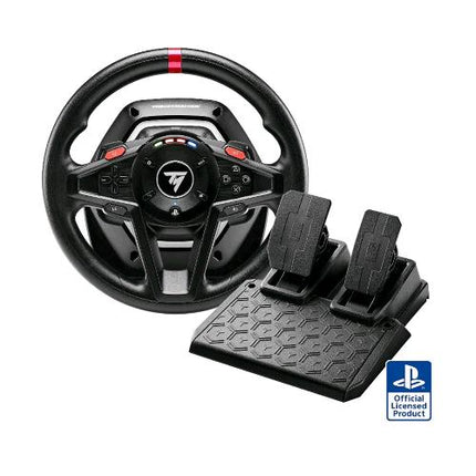 THRUSTMASTER T128 VOLANTE FORCE FEEDBACK CON PEDALI MAGNETICI Tecnologia HYBRID DRIVE PLAYSTATION 5 PLAYSTATION 4 /PC BLACK