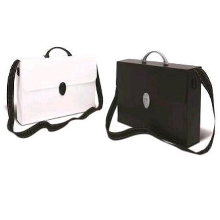 FAVORIT TRATTO VALIGETTA A TRACOLLA IN PP 28X37.5X8 CM BIANCO NERO