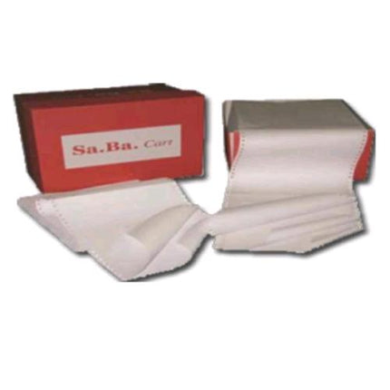 SABA CART CARTA A MODULO CONTINUO IN CELLULOSA 70 GR 240 mm X 12 in BIANCO CONF 2000 Pz.