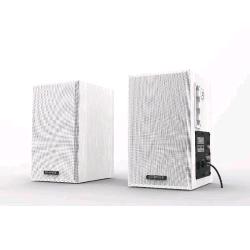Empire ECO100 Plus casse amplificate 2.0 100W woofer da 4" bass reflex + tweeter 1" 2 x RCA con tecnologia risparmio energetico white