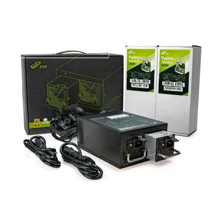 FSP FORTRON PPA5008601TWINS PRO ALIMENTATORE 500W ALIMENTATORE PER COMPUTER 20+4 PIN ATX PS/2 NERO