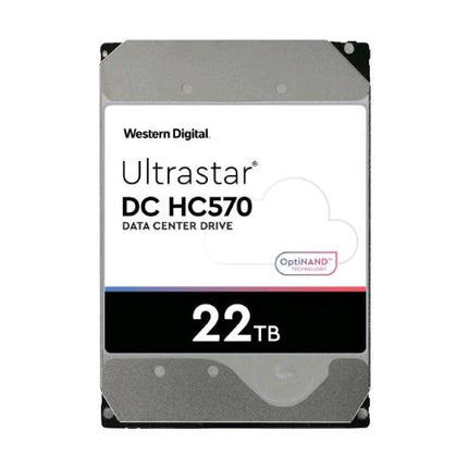 WESTERN DIGITAL ULTRASTAR DC HC570 HDD INTERNO 22.000GB INTERFACCIA SATA III FORMATO 3.5" 7.200 RPM