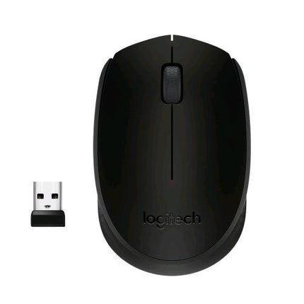 LOGITECH M171 MOUSE OTTICO WIRELESS RF 2.4GHz AMBIDESTRO 3 PULSANTI BLACK