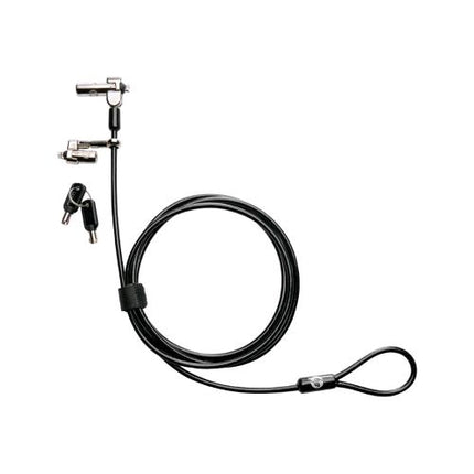 HP NANO MK LOCK KENSINGTON CAVO DI SICUREZZA IN ACCIAIO RIVESTITO CON LUCCHETTO 1.83 MT NERO