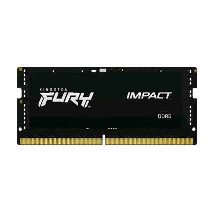 KINGSTON FURY IMPACT MEMORIA RAM 1x32GB 5.600 MHZ TECNOLOGIA DDR5 TIPOLOGIA SO-DIMM 262-PIN CL40 BLACK