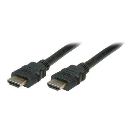ROLINE/VALUE CAVO HDMI ULTRA HD + ETHERNET 4K 3D HDR 2160p UHD-1 MASCHIO/MASCHIO 1 MT NERO