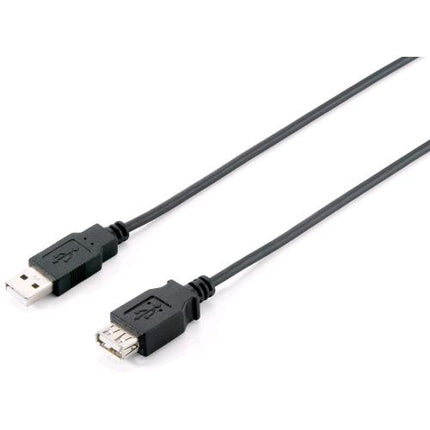 EQUIP 128852 CAVO PROLUNGA DA USB-A 2.0 MASCHIO A USB FEMMINA 5 MT NERO