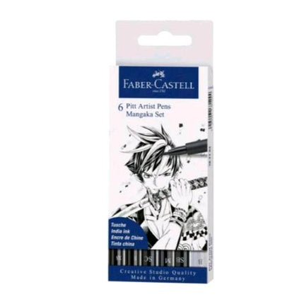FABER CASTELL KIT PITT ARTIST MANGA CONF 6 Pz.