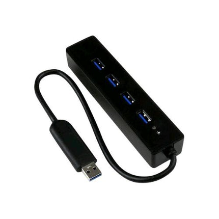STARTECH ST4300PBU3 HUB PORTATILE USB-A 4 x USB-A 3.0 SUPERSPEED NERO