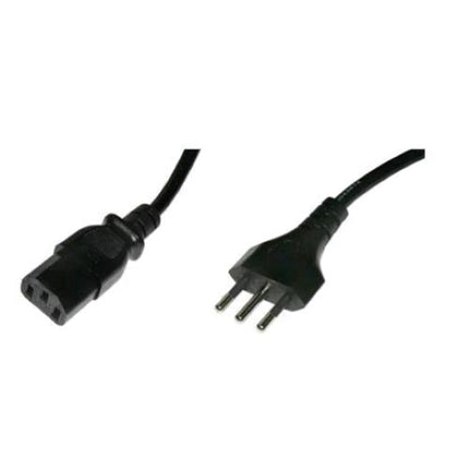 NILOX CAVO ALIMENTAZIONE DA CEI 23-16/VII (Italiana - 10A/250V) MASCHIO A IEC C13 FEMMINA 1.8 MT NERO