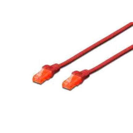 DIGITUS CAVO DI RETE PATCH U/UTP CAT 6 LSZH 1 MT ROSSO