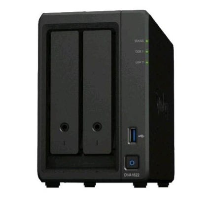 SYNOLOGY DVA1622 REGISTRATORE SORVEGLIANZA NVR FINO A 16 TELECAMERE IP COMPRESSIONE VIDEO H.265+, H.265, H.264, H.264+ 480 fps GIGABIT LAN