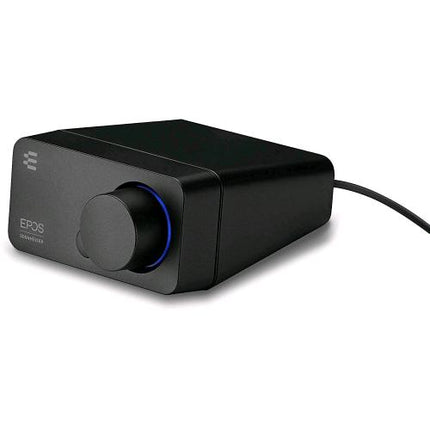 EPOS SENNHEISER GSX 300 - SCHEDA AUDIO ESTERNA PER PC - SCHEDA AUDIO STEREO E SURROUND 7.1 AD ALTA RISOLUZIONE - MANOPOLA DEL VOLUME LED, PULSANTE SMART PERSONALIZZABILE NERO