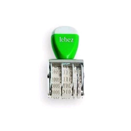 LEBEZ 0178 TIMBRO DATARIO AUTOCOMPONIBILE CARATTERE DA 4 mm