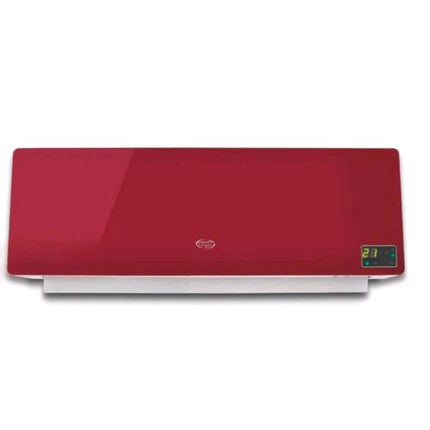 ARGO CHIC BERRY TERMOVENTILATORE CERAMICO A PARETE IN VETRO TEMPERATO 2.000 W CON DISPLAY E TELECOMANDO COLORE CILIEGIO