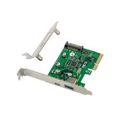 Conceptronic scheda PCI express USB 3.2 gen 2. 1 porta USB-C + 1 porta USB-A