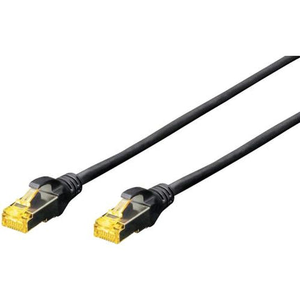 DIGITUS CAVO DI RETE S/FTP CAT 6A DOPPIA SCHERMATURA 10 MT NERO
