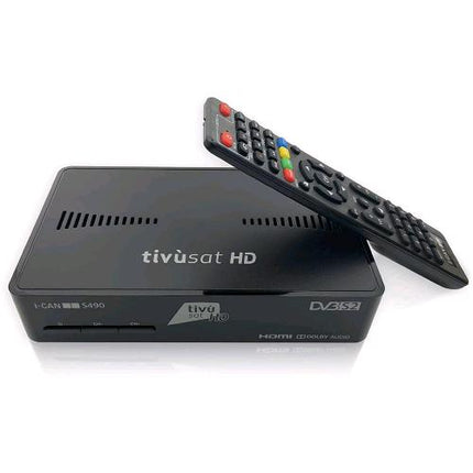 I-CAN S490 DECODER SATELLITARE TIVUSAT DVB-S2 CON SMART CARD