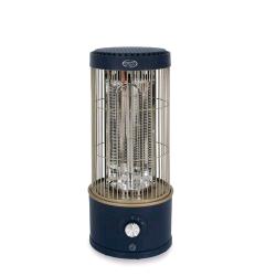 Argo looney stufa elettrica con resistenza in fibra di carbonio 800W controllo meccanico 2 modalita' blu