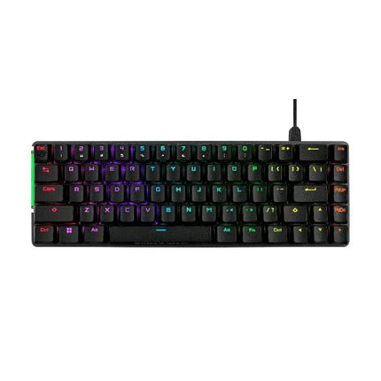 ASUS ROG FALCHION ACE TASTIERA GAMING SWITCH MECANICI ROG NX ROSSI ILLUMINAZIONE LED RGB USB-C TASTI IN PBT LAYOUT ITALIA NERO