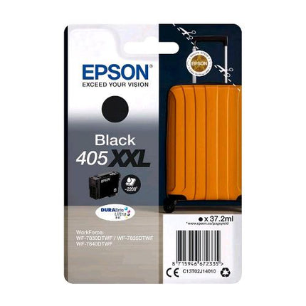 EPSON 405 XXL CARTUCCIA ORIGINALE INK-JET AD ALTA RESA 2.200 PAGINE NERO