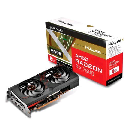 SAPPHIRE PULSE AMD RADEON RX 7600 GAMING 8GB GDDR6 DUAL FANN PCI Express 4